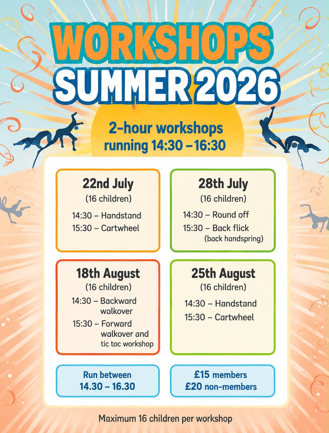 Workshops Summer 2026